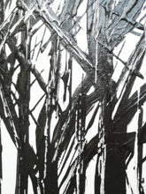 Charger l&#39;image dans la galerie, Zoom sur un tableau noir et blanc acrylique
