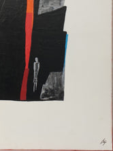 Charger l&#39;image dans la galerie, Solitude - Tableau abstrait contemporain - 70x70cm
