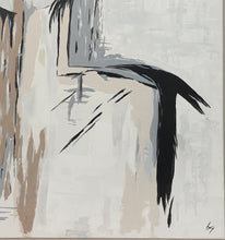 Charger l&#39;image dans la galerie, Zoom sur l&#39;épaule d&#39;un personnage peint sur une toile acrylique
